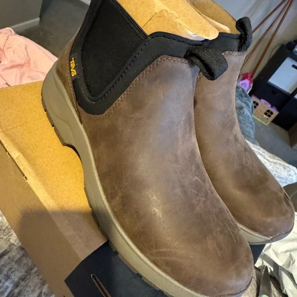 Teva Tusayan Chelsea Boot Men’s Size 8 | Waterproof Leather | NEW IN BOX - Picture 6 of 12
